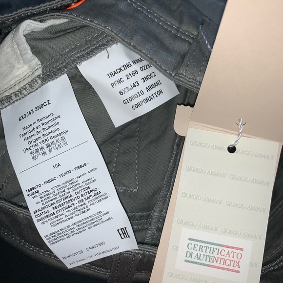 Armani Junior Girls Iridescent pants size 10A - Picture 5 of 5